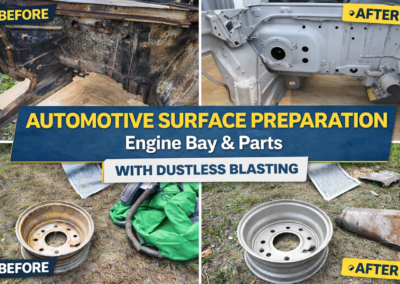 Automotive Surface Preparation – Engine Bay & Parts