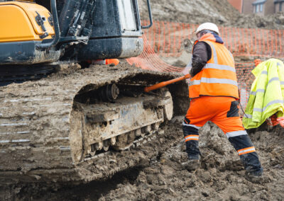 Heavy equipment and machinery prep