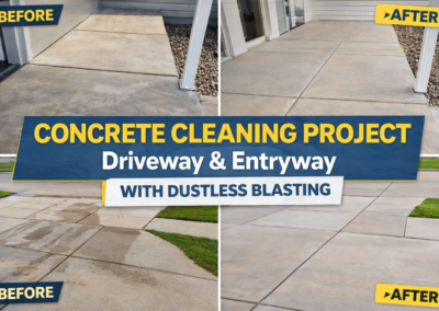 Removing Deep Oil Stains from a Concrete Driveway